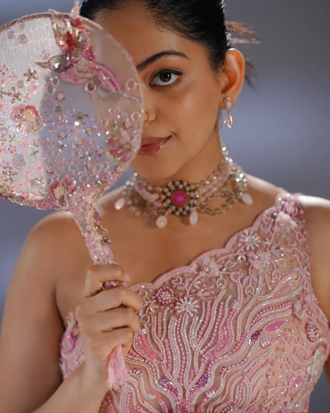 AHAANA KRISHNA IN PINK LEHENGA CHOLI